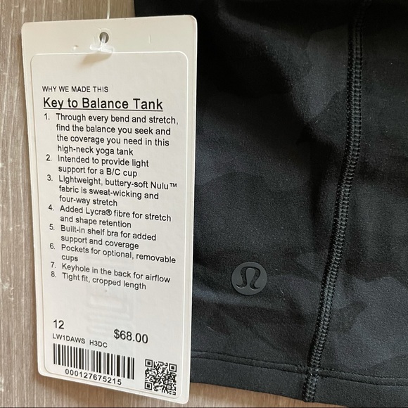 Lululemon Key to Balance Tank - Camo - Picture 4 of 4